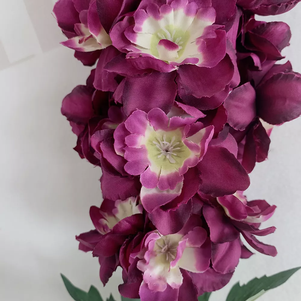 Wholesale faux delphinium flowers for event rental companies