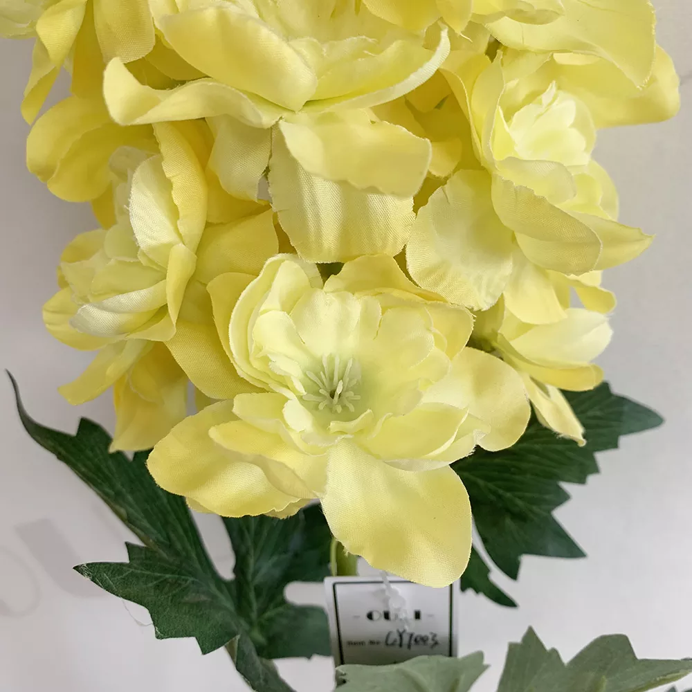 Silk purple delphinium artificial flowers wholesale for event decoration